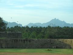 Hill view from Vattakottai Fort