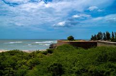 Vattakottai Fort in Tamil Nadu, India