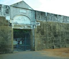 Vattakottai Fort entrance under clear sky