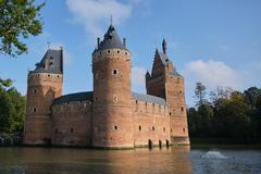 medieval Feudal Castle of Beersel in the Flemish Region