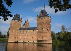 Feudal Castle of Beersel in Flemish Region