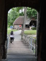 Beersel Castle drawbridge mechanism and entrance