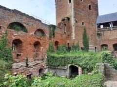 Beersel Castle inner courtyard