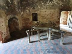 Torture table on display at Beersel Castle