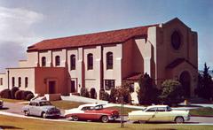 Naval Hospital San Diego chapel in 1955