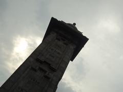 Chennai War Memorial silhouette