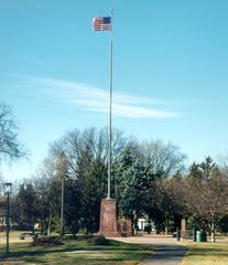 Flag of the Victory War Memorial on Victory Memorial Parkway, Minnesota