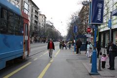 Boulevard Vitosha in Sofia, Bulgaria