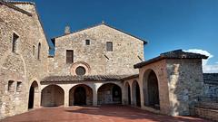 San Damiano church in Assisi from the 12th century