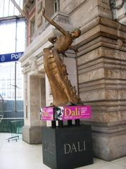 Statue of Salvador Dali at Waterloo Railway Station SE1