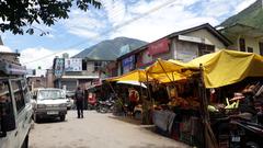 Bhuntar town in Kullu district, Himachal Pradesh