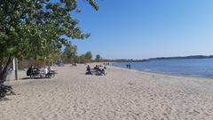 Ward's Island Beach in Toronto