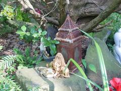 Religious assemblage at Buddhapadipa Temple in Wimbledon