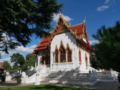 Wat Buddhapadipa Temple in Wimbledon southwest view