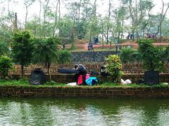 Cổ Loa wall segment during festival season