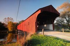 Kissing Bridge David Sullivan in West Montrose Ontario