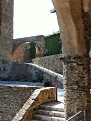 Monastery of Sant Pere de Rodes overlooking Port de la Selva, Catalonia, 2009