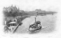 paddle steamer Cleopatra at Westminster Pier