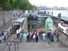 Panoramic view of the Tower Bridge in London