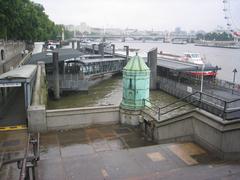 London cityscape with River Thames and landmarks