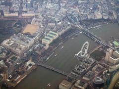 Aerial photograph of London