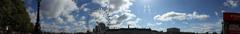 Panorama of the River Thames from Westminster Pier