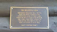 Bill Peyto Cabin label