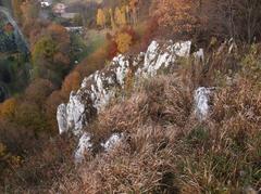 Upper part of Kluczwoda Valley in Wierzchowie as seen from Berdo rocks