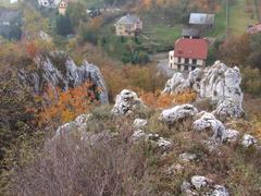 Wierzchowie village view from Berdo rocks