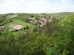 Village of Wierzchowie roadside view