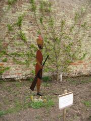 Scarecrows at Wimpole Hall walled garden