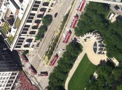 Chicago Blackhawks Stanley Cup parade in downtown Chicago