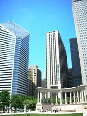 Millennium Monument at Wrigley Square in Chicago