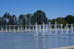 Wrocław multimedia fountain in front of Centennial Hall