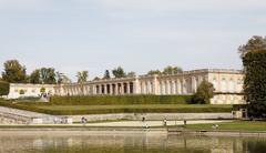 Le grand Trianon at Versailles viewed from the edge of the Grand Canal