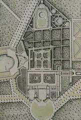 Plan of the Trianon de Marbre and its gardens