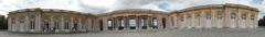 Grand Trianon view from the main courtyard in Versailles