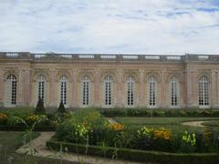 right wing of the Grand Trianon in early August