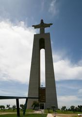 Christ the King statue in Cacilhas, Portugal