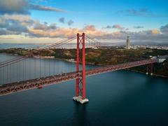 25 de Abril Bridge in Lisbon