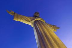 Cristo Rei statue in Portugal on a sunny day