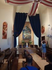 Interior of the Chapel at the Sanctuary of Christ the King in Almada, Portugal