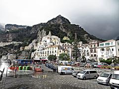 Panoramic view of Amalfi, Italy