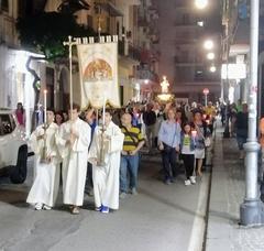 Procession in memory of Saint Francis of Assisi