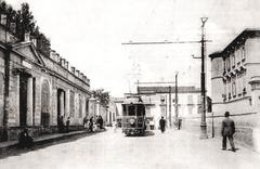 A historic building in Angri, Italy, with detailed architectural features