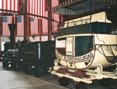 Early Baltimore and Ohio Railroad passenger equipment of the 1830s at the B&O Railroad Museum