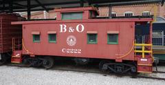 B&O Red Caboose C-2222 at B&O Railroad Museum