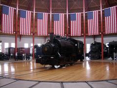 The St. Elizabeth No. 4 steam engine on display at the Baltimore & Ohio Railroad Museum