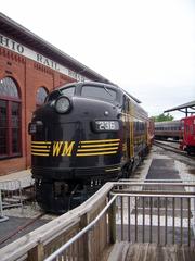 Western Maryland Railroad General Motors F7A No 23 locomotive