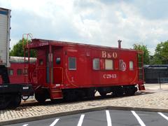 B&O No.C-2943 bay window caboose at B&O Railroad Museum